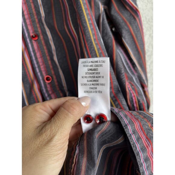 Robert Graham Collard Button Shirt - XL- Multicolored - Picture 8 of 8